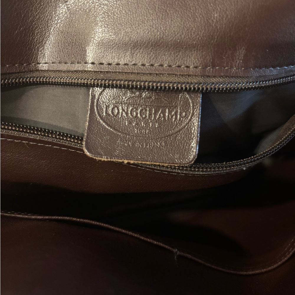 🤎 Vintage 🤎 Longchamp Leather Satchel - Picture 6 of 11